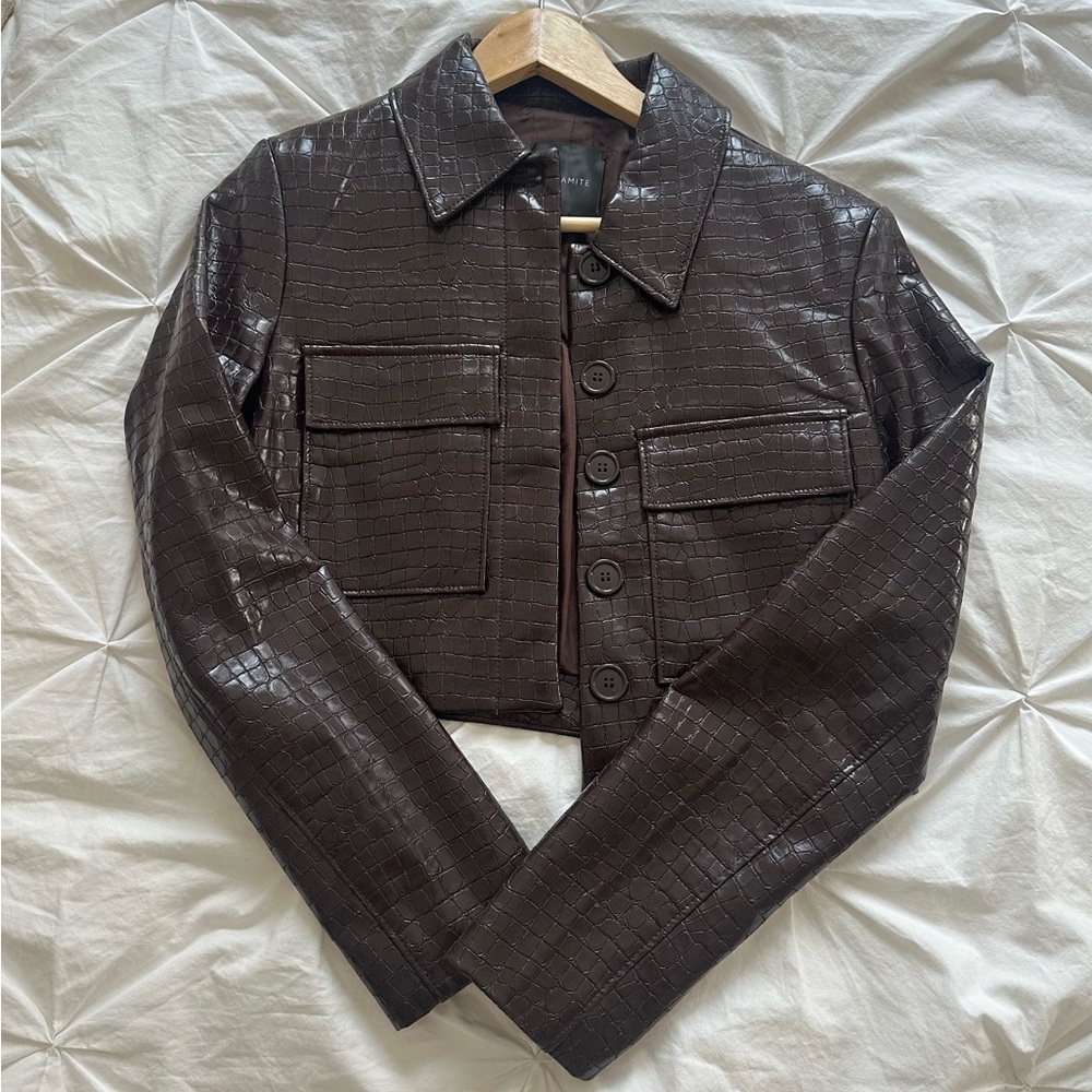 Dynamite Jacket Croc Brown